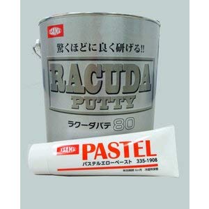 Amazon.co.jp: イサム塗料 ラクーダパテ80（S） 3kg 鈑金・厚付けパテ